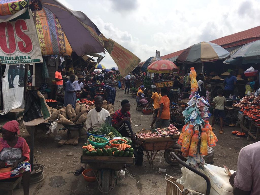 traders in Ile Epo market