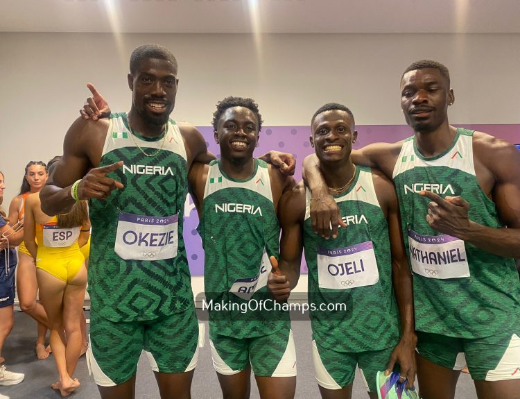 Paris Olympics: Team Nigeria Disqualified from Men's 4x400m Relay Final