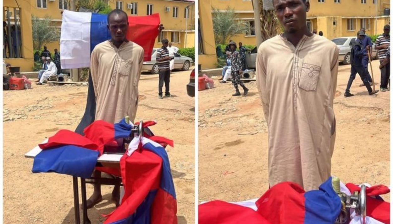 Kano Police Arrest Man for Allegedly Distributing Russian Flags to Protesters