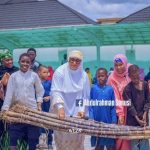 Wife of House of Reps Member, Aminu Aliyu, Criticized for ‘Empowering’ Bauchi Youths with Sugarcane Sticks